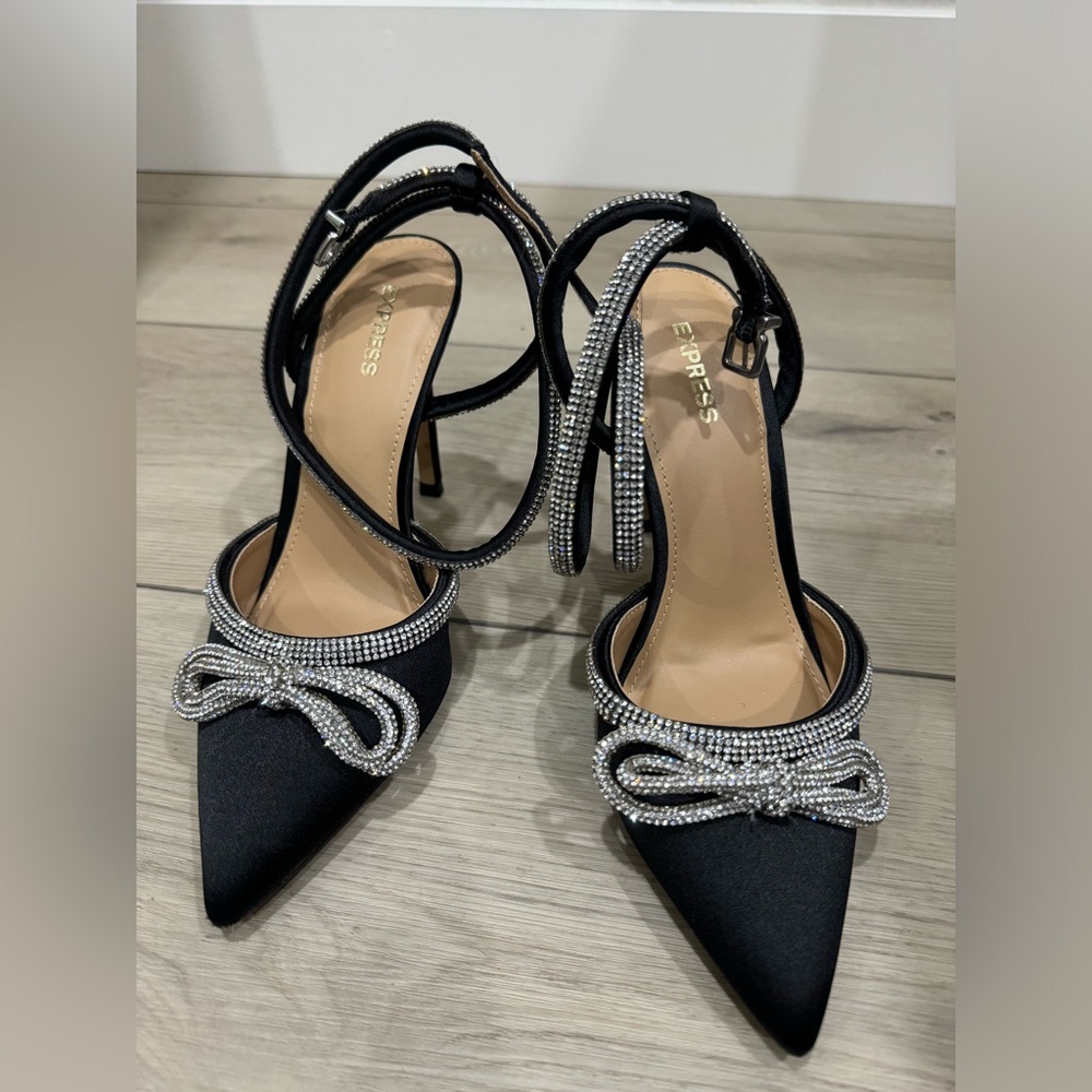 Express Rhinestone Pumps